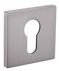 SQUARE ROSETTE FIT RFQ N02 YALE SATIN-NICKEL
