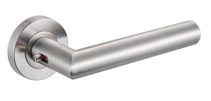 HANDLE DUO LOCK KDU O 500 ROUND ROSETTE INOX
