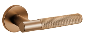 HANDLE TESS KTS O 900 ROUND ROSETTE BROWN SATIN